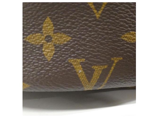 Borsa Louis Vuitton Monogram Neverfull Inside-Out MM Marrone - vista 4