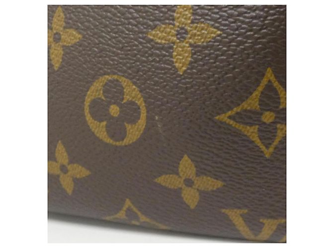 Borsa Louis Vuitton Monogram Neverfull Inside-Out MM Marrone - vista 5