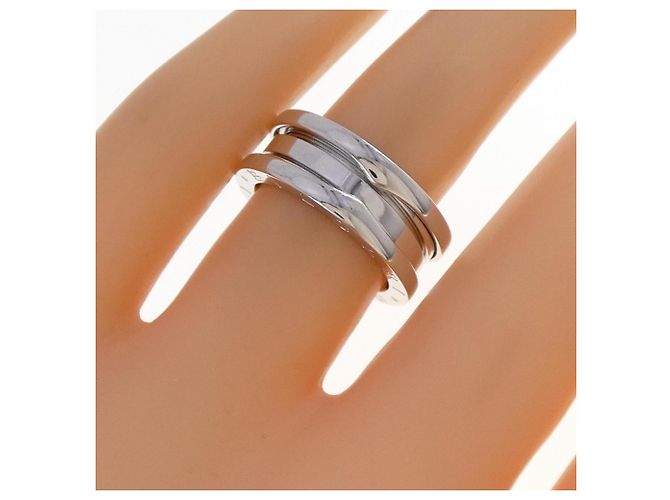 Bulgari Anello B.zero1 3 bande in oro bianco 18K Bvlgari - vista 3