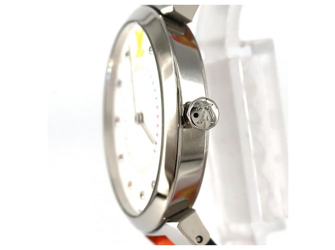 Louis Vuitton Tambour Slim 11P QA159 Quarz Uhr - Ansicht 3