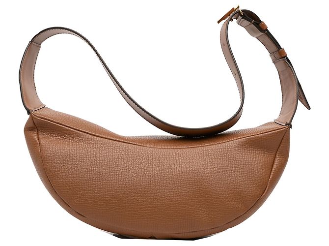 Belt bag in pelle marrone con firma V Greca di Versace - vista 3