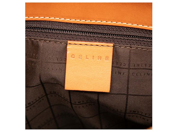 Céline Celine Braune Macadam-beschichtete Canvas-Tasche - Ansicht 5