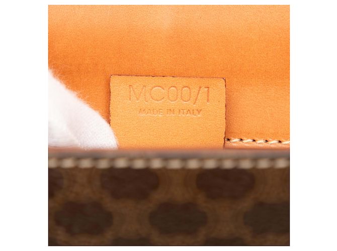 Céline Celine Braune Macadam-beschichtete Canvas-Tasche - Ansicht 6