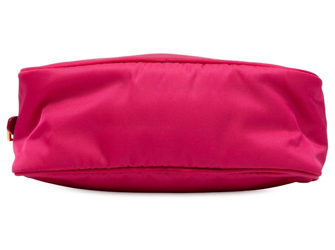 Saffiano Pochette Tessuto Rosa Prada - vista 3