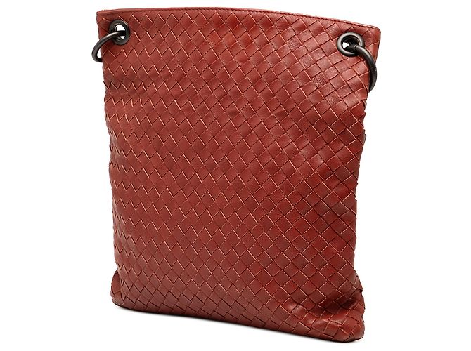 Bottega Veneta Borsa a tracolla in pelle marrone Intrecciato - vista 2