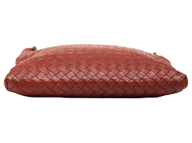 Bottega Veneta Borsa a tracolla in pelle marrone Intrecciato - vista 3