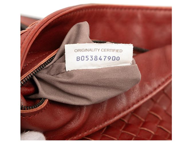 Bottega Veneta Borsa a tracolla in pelle marrone Intrecciato - vista 6
