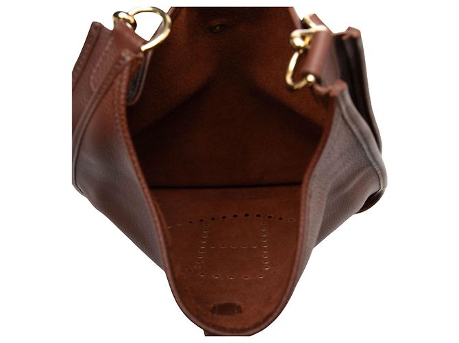 Hermès Evelyne I PM aus Clemence-Leder in Braun - Ansicht 4