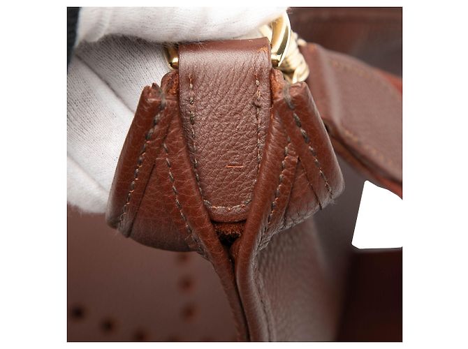 Hermès Evelyne I PM aus Clemence-Leder in Braun - Ansicht 7