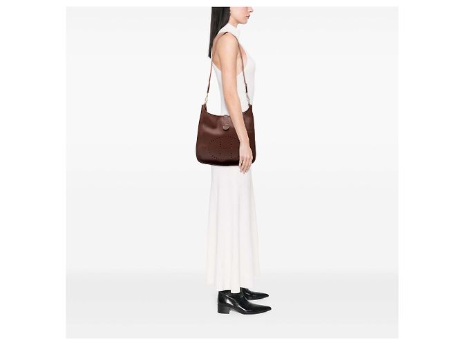 Hermès Evelyne I PM aus Clemence-Leder in Braun - Ansicht 8