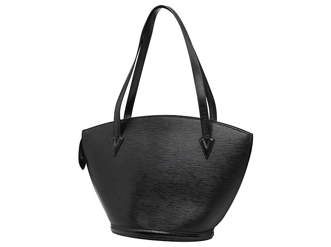 Louis Vuitton Saint Jacques GM in Epi Nero con Tracolla Lunga - vista 2