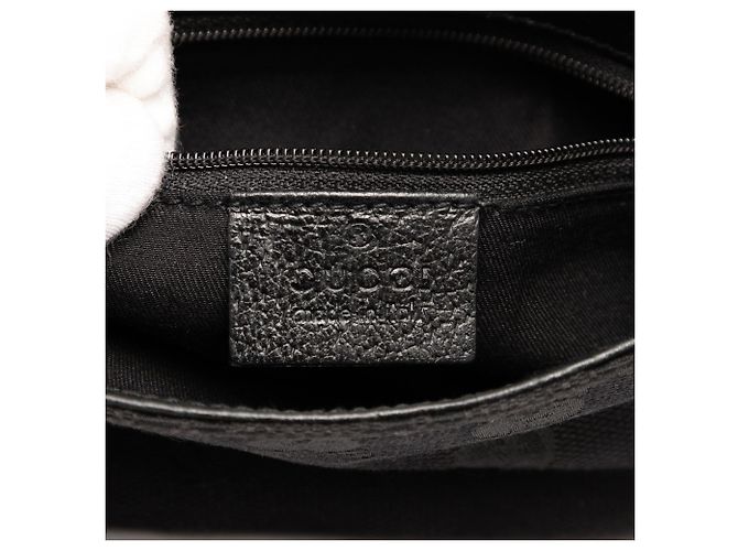 Marsupio in tela GG nera Gucci Nero - vista 5