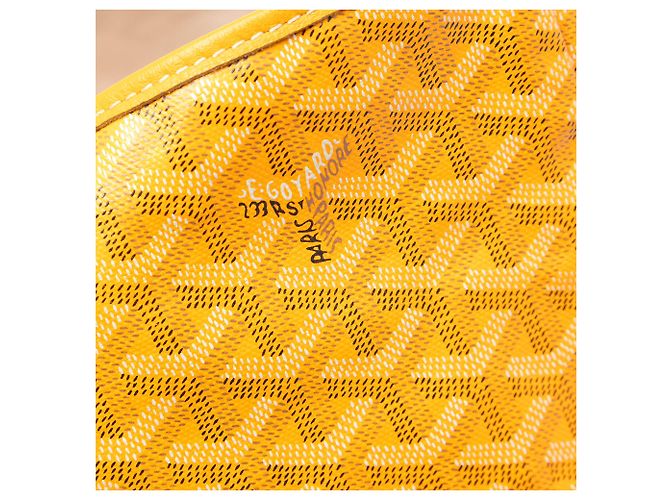 Goyard Amarelo Goyardine Saint Louis PM - vista 5