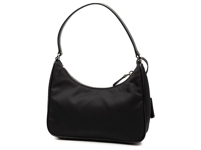 Borsa a spalla Prada in Re Nylon nero Re Edizione 2005 - vista 2
