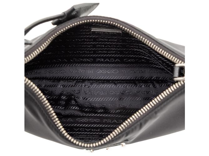 Borsa a spalla Prada in Re Nylon nero Re Edizione 2005 - vista 4