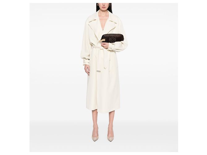 Clutch Anagram in Nubuck Marrone LOEWE Marrone scuro - vista 7