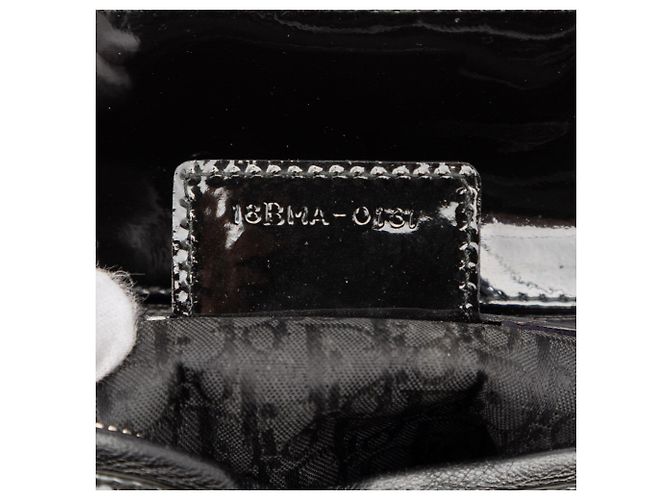 Dior Schwarz Große Lackleder Cannage Lady Dior - Ansicht 6