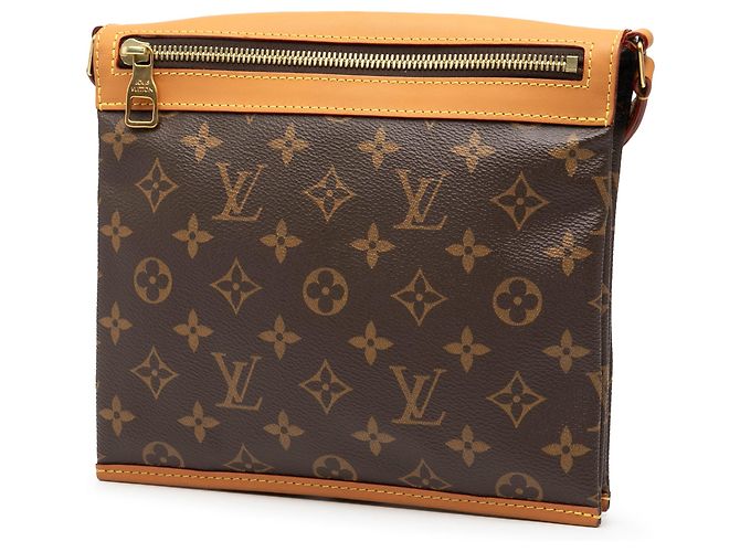 Borsa Messenger PM Saumur Monogramma Marrone Louis Vuitton - vista 2