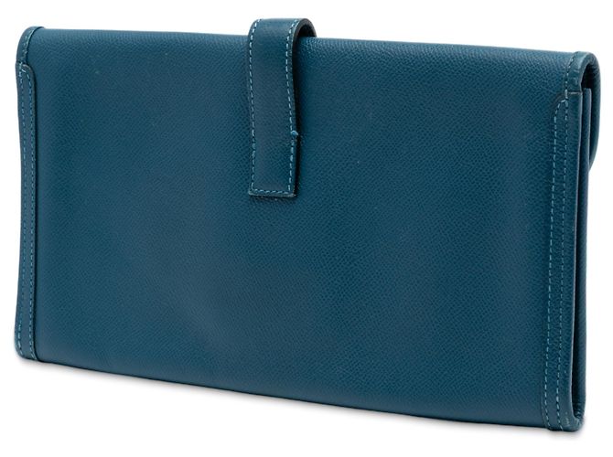 Hermès Jige Elan 29 aus blauen Epsom - Ansicht 2