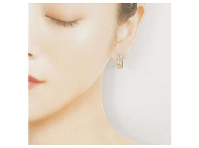 Pendientes Clip 2C de Cartier Rosa Blanco Amarillo - vista 4