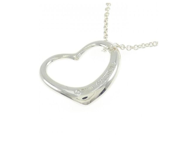 Tiffany & Co Collana Open Heart Tiffany Argento - vista 4
