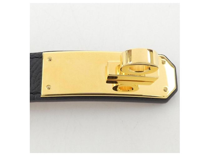 Hermès Kelly 18mm Schwarzer Standardgürtel - Ansicht 2