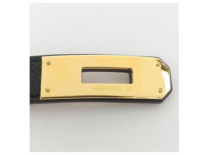 Hermès Kelly 18mm Schwarzer Standardgürtel - Ansicht 4