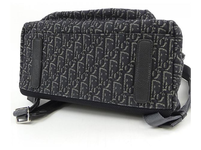 Borsa Dior Rider di Christian Dior Marrone Nero - vista 4