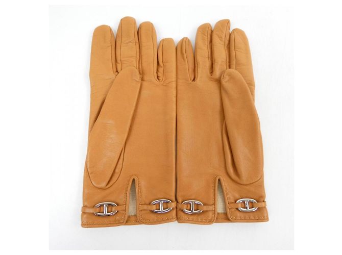 Braune Warme Handschuhe von Hermès - Ansicht 2