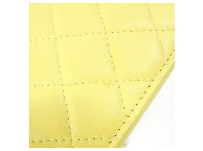 Chanel AP0172 Clutch a Catena Giallo - vista 7