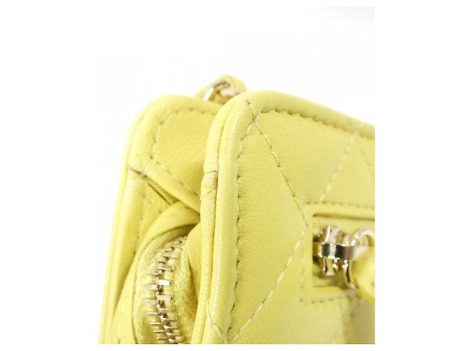Chanel AP0172 Clutch a Catena Giallo - vista 8