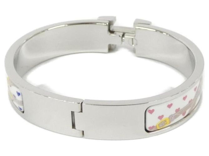 Bracciale Hermès BRIDE DE GALA LOVE Click Ash PM Argento - vista 2