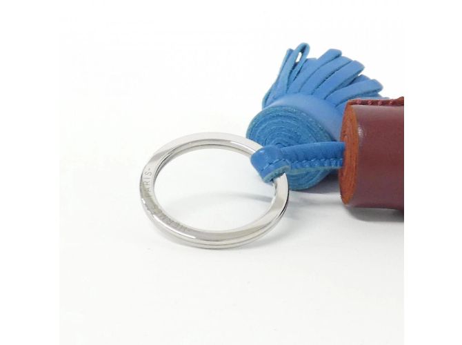 Ring Hermès Portachiavi Hermes Carmen Unodos Rosso Blu - vista 3