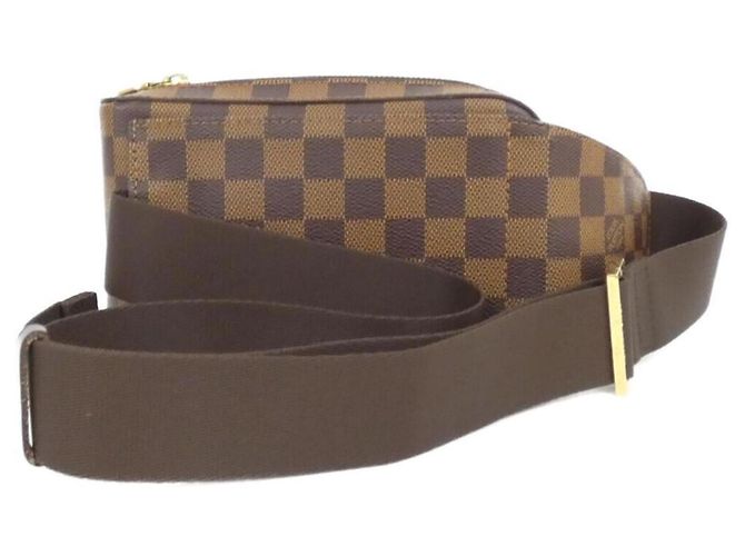 Bolso de Hombro Damier Geronimos Louis Vuitton Castaño - vista 2