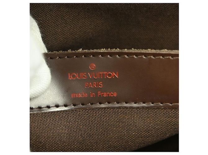 Borsa a mano Naviglio Damier Louis Vuitton Marrone - vista 4