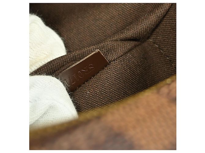 Borsa a mano Naviglio Damier Louis Vuitton Marrone - vista 5