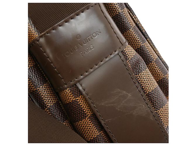 Borsa a mano Naviglio Damier Louis Vuitton Marrone - vista 7