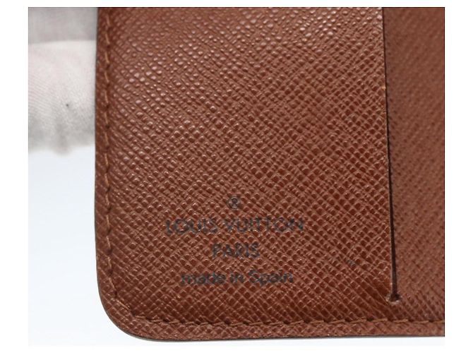 Cartera Compacta con Cremallera Louis Vuitton en Lona Monogram Castaño - vista 6