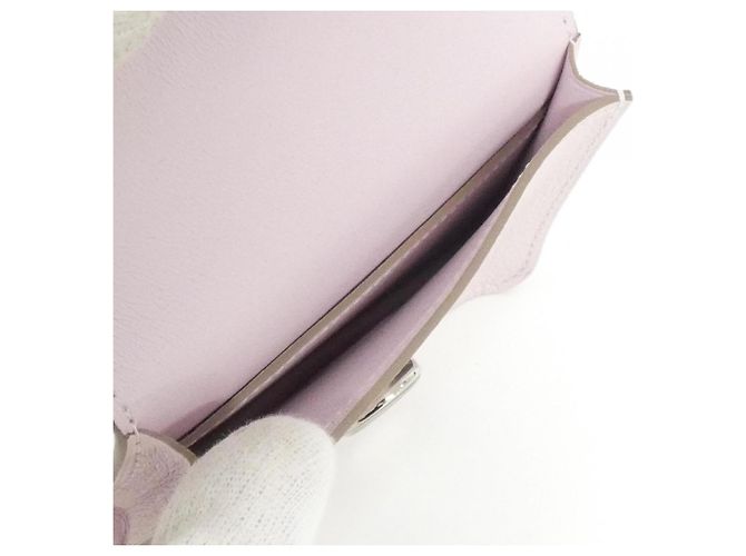 Tarjetero Hermès Dogon 066383CK Rosa - vista 5