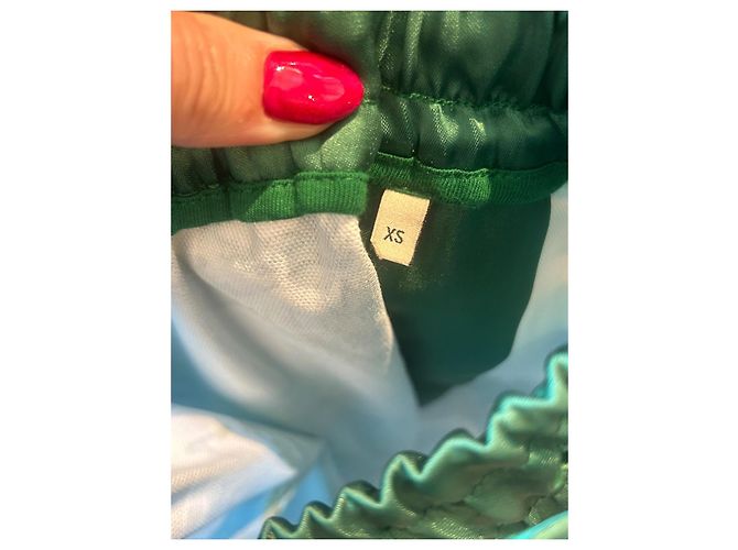 Falda Gucci de algodón verde XS - vista 3