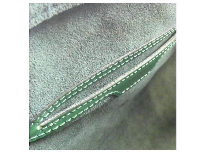 Borsa Soufflot Epi Louis Vuitton D'oro Verde - vista 9