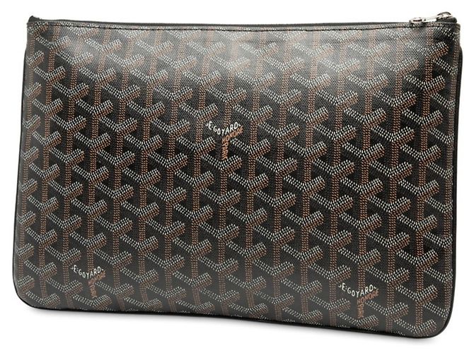 Pochette Goyard Senna MM Marron Blanc - vue 2