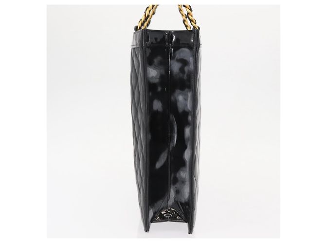 Bolsa de couro Chanel Chocolate bar Preto - vista 4