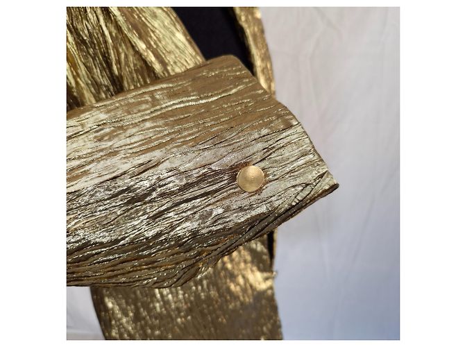 Genny gold lurex Jacke Vintage 80er Golden - Ansicht 11