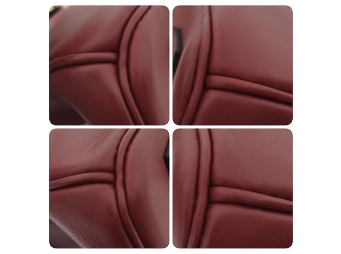 Borsa Hermès Birkin 35 in pelle swift bordeaux Bordò - vista 14