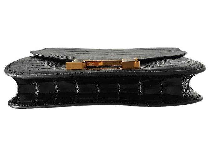 Hermès Borsa Hermes Constance 23 in Coccodrillo Nero - vista 9