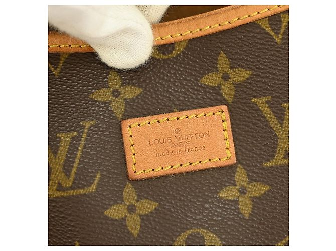 Borsa Saumur Louis Vuitton in Tela Monogram 35 Marrone - vista 4