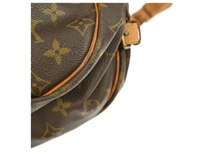 Borsa Saumur Louis Vuitton in Tela Monogram 35 Marrone - vista 7