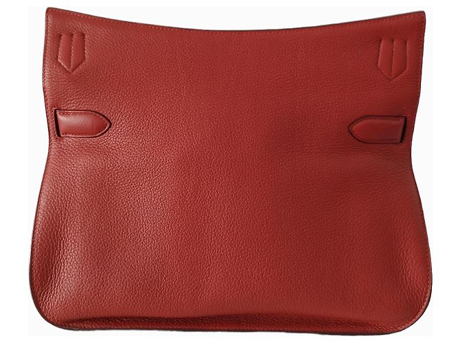 Jypsiere Borsa Hermès Jypsière 34 in pelle taurillon clémence rossa Rosso - vista 7