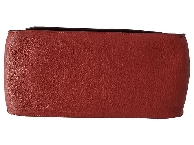 Jypsiere Borsa Hermès Jypsière 34 in pelle taurillon clémence rossa Rosso - vista 8